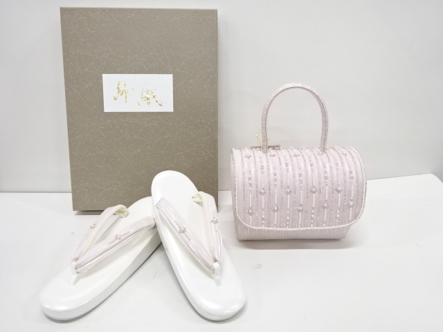 紗織 草履バッグセット Lサイズ 新品 草履バッグセットLサイズ 紗織